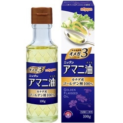 ニップン アマニ油 100g [カナダ産 ゴールデン種使用]