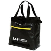 ウォータープルーフ ジッパートート BLK [トートバッグ 25L ブラック]