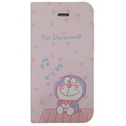 IDR-03C [フリップカバー iPhone SE/5s/5 I'm Doraemon キュート]