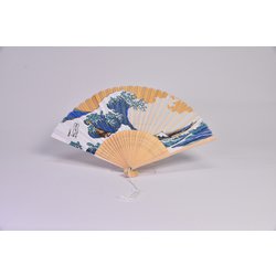 扇子 (神奈川沖浪裏) [土産品]