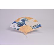 扇子 (神奈川沖浪裏) [土産品]