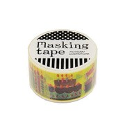マスキングテープ バースデーパーティー25mm（幅）×10m巻 M-0129