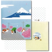 ねこ百景 [A4サイズクリアファイル 富士山]
