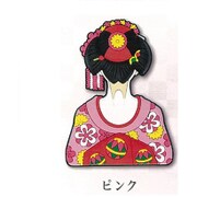 花笑 [舞妓はん 後ろ姿マグネット ピンク]
