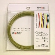 J0930WC [デザインカラーワイヤ 自遊自在 φ0.9×5m巻 シャインゴールド]