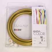 J1001WC [デザインカラーワイヤ 自遊自在 φ10.0×2m巻 ゴールド]