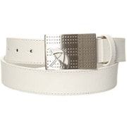 傘透かしバックル ベルト カラー WHITE