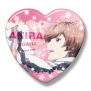 スタミュ ハート缶バッジ 卯川晶 [キャラクターグッズ]