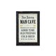 グラス アートボード MAN CAVE 1654
