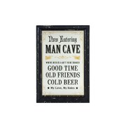 グラス アートボード MAN CAVE 1654
