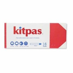 Amazon.co.jp: 日本理化学 キットパスミディアム 16色 KM-16C