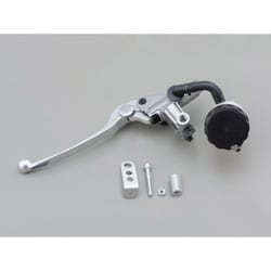 NISSIN 左専用ブレーキマスターシリンダー横型 11mm シルバー/バフクリア 49013