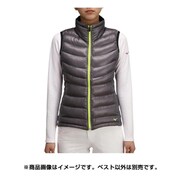 52ME670207 [ブレスサーモ ムーブウォーマー ベスト レディース XLサイズ キャスチャコール]