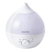 アロマ加湿器 Dew Drop S (デュードロップ S) 4畳 ホワイト HFT-1615WH