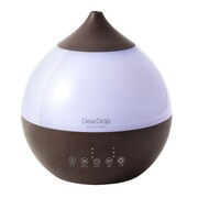 ハイブリッド加湿器 Dew Drop L (デュードロップ L) 10畳 木目調 ダークウッド HFT-1618DW