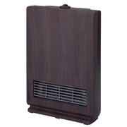 スリムセラミックヒーター 木目調 ダークウッド CHT-1638DW
