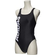 BDQ67-AJ8379-J/S [lineage young one piece 水着 レディース J/S ブラック/ホワイト]