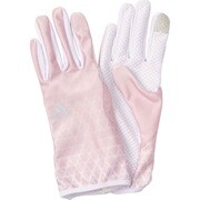 BVZ91-AZ4210-L [ランニング UVランニンググローブ L ヴェイパーピンク F16/シルバーメット]