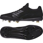 S85330-255 [adizero FM 5 Low(埋め込み金具スパイク) ヌバック(スゥェード) 25.5cm コアブラック/コアブラック/ゴールドメット]