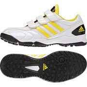 S85363-255 [adiPURE トレーナー 2 25.5cm クリスタルホワイトS16/ショックイエローS16/コアブラック]