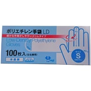 使い捨て手袋 左右兼用 ポリLD手袋 S