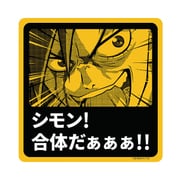 ANISCOUTシリーズ ANS-0002 天元突破グレンラガン 合体上等!カーステッカー カミナVer.