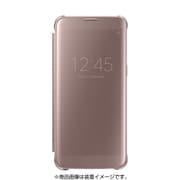 Galaxy S7 edge用 Clear Viewカバー ピンク EF-ZG935CZEGJP