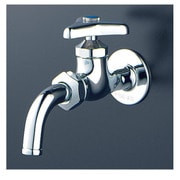 KVK K34-JAN 吐水回転給水栓肉厚万能N付 [水廻り用品]