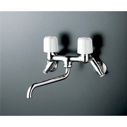 KVK KM13N2WZ 寒 2ハンドル混合栓 [水廻り用品]