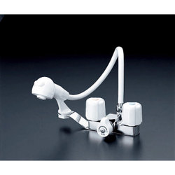 KVK KF12F2-1E 止水2ハンドル洗髪シャワー [浴室・洗面用品その他]