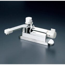 KVK KM297G デッキ定量サーモスタット混合栓 [水廻り用品]