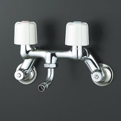 KVK KM33N3WB 寒 2ハンドル混合栓 ワンタッチN付 [水廻り用品]