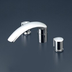 KVK KM70 2ハンドル混合栓 ユニオン接続 [水廻り用品]
