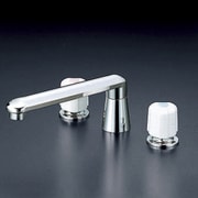 KVK KM82CU 2ハンドル混合栓 ナット接続 [水廻り用品]