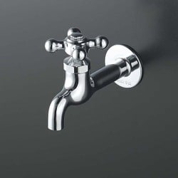 KVK K2C 胴長横水栓 レトロピアン付 [水廻り用品]