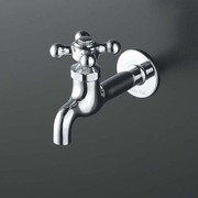 KVK K2C 胴長横水栓 レトロピアン付 [水廻り用品]