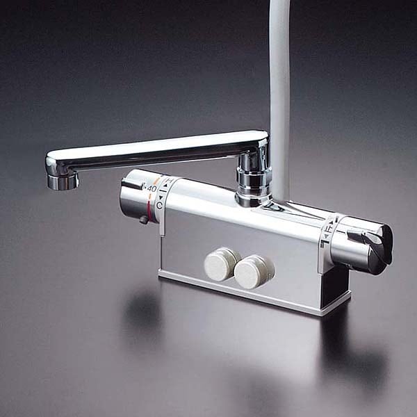 KVK サーモスタット式シャワー 撥水(寒冷地用) KF800WTS2HS 浴室、浴槽、洗面所