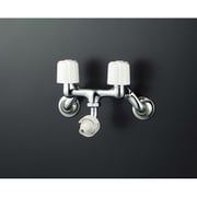 KVK KM33N3G 2ハンドル混合栓 接手カプラー付 [水廻り用品]