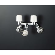 KVK KM33N3WG 寒 2ハンドル混合栓 接手カプラ [水廻り用品]