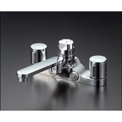 KVK KM296ZGT 寒 デッキ定量2ハンドル混合栓 [水廻り用品]
