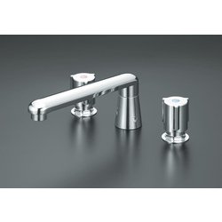 KVK KM84G 2ハンドル混合栓 ユニオン接続 [水廻り用品]