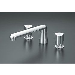 KVK KM84GCU 2ハンドル混合栓 ナット接続 [水廻り用品]
