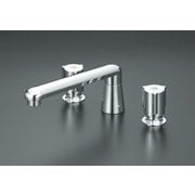 KVK KM84GCU 2ハンドル混合栓 ナット接続 [水廻り用品]
