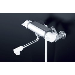 KVK KF800WHA 寒 サーモシャワー楽締ソケット付 [浴室・洗面用品その他]