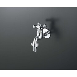 KVK K4CZ 寒 カップリング横水栓 レトロピアン付 [水廻り用品]