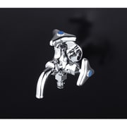 KVK K124SPZ-JAN 寒屋外ニップル二口横水栓 [水廻り用品]