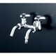KVK K112SPZ 寒 屋外ホース接続N付二口水栓 [水廻り用品]