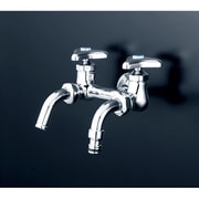 KVK K112SPZ 寒 屋外ホース接続N付二口水栓 [水廻り用品]