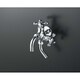 KVK K23CZ 寒 二口横水栓 レトロピアン付 [水廻り用品]