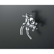 KVK K23CZ 寒 二口横水栓 レトロピアン付 [水廻り用品]